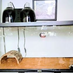 40 Gallon Bearded Dragon Terrarium W/Light Fixture