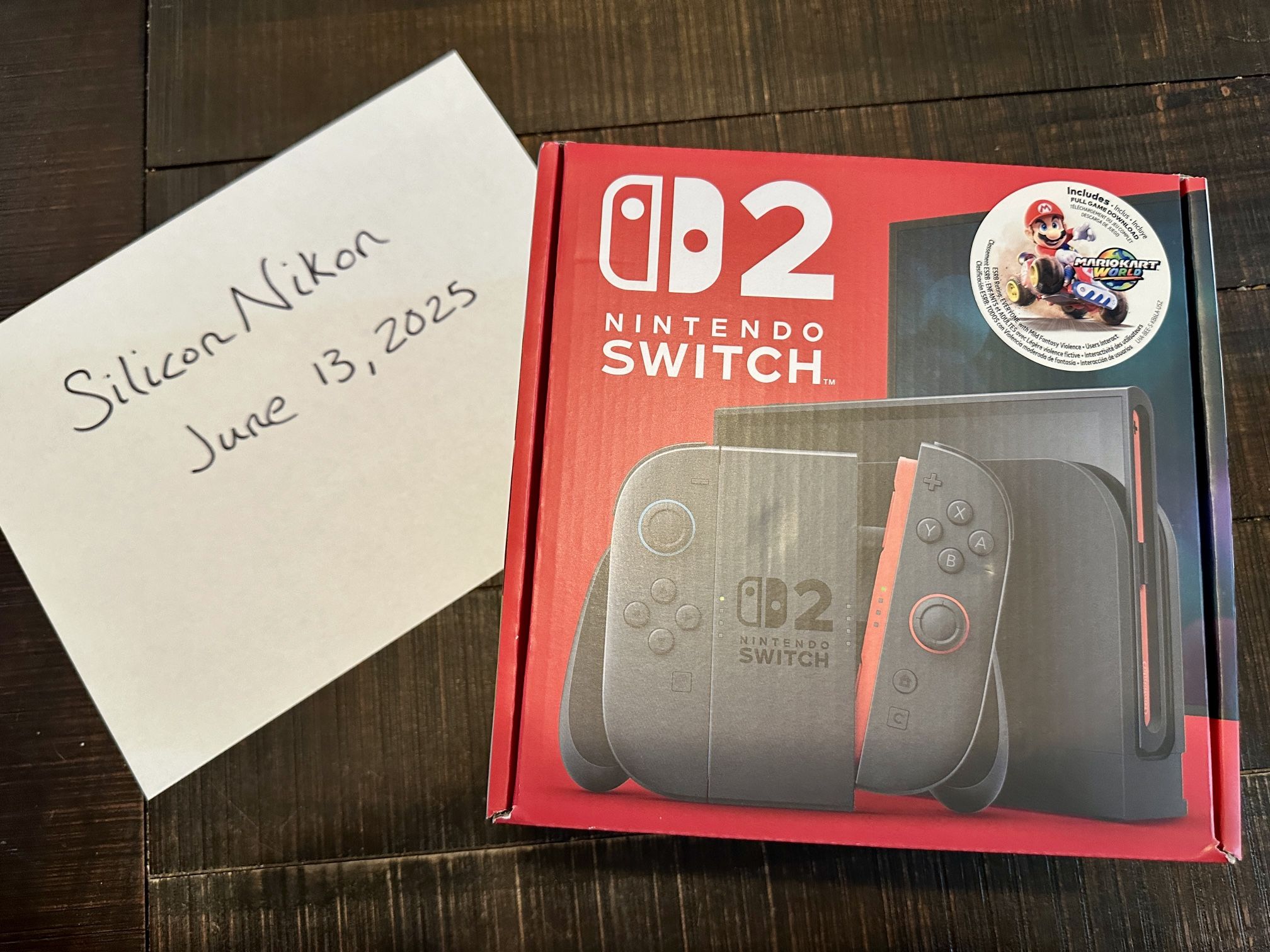 Nintendo Switch 2 Mario Kart World Bundle - BNIB