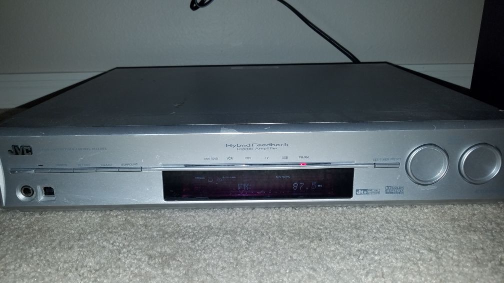 JVC digital amp AM/FM stereo radio receiver