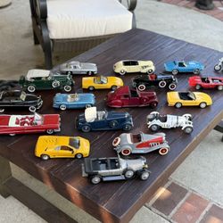 Vintage Die Cast Metal Car Collection
