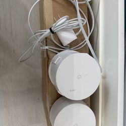 Google wifi Pods.