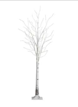 Birch tree warm led lights