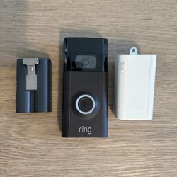 Ring Camera Video Doorbell 2 With Battery Or Wired And Range Extender