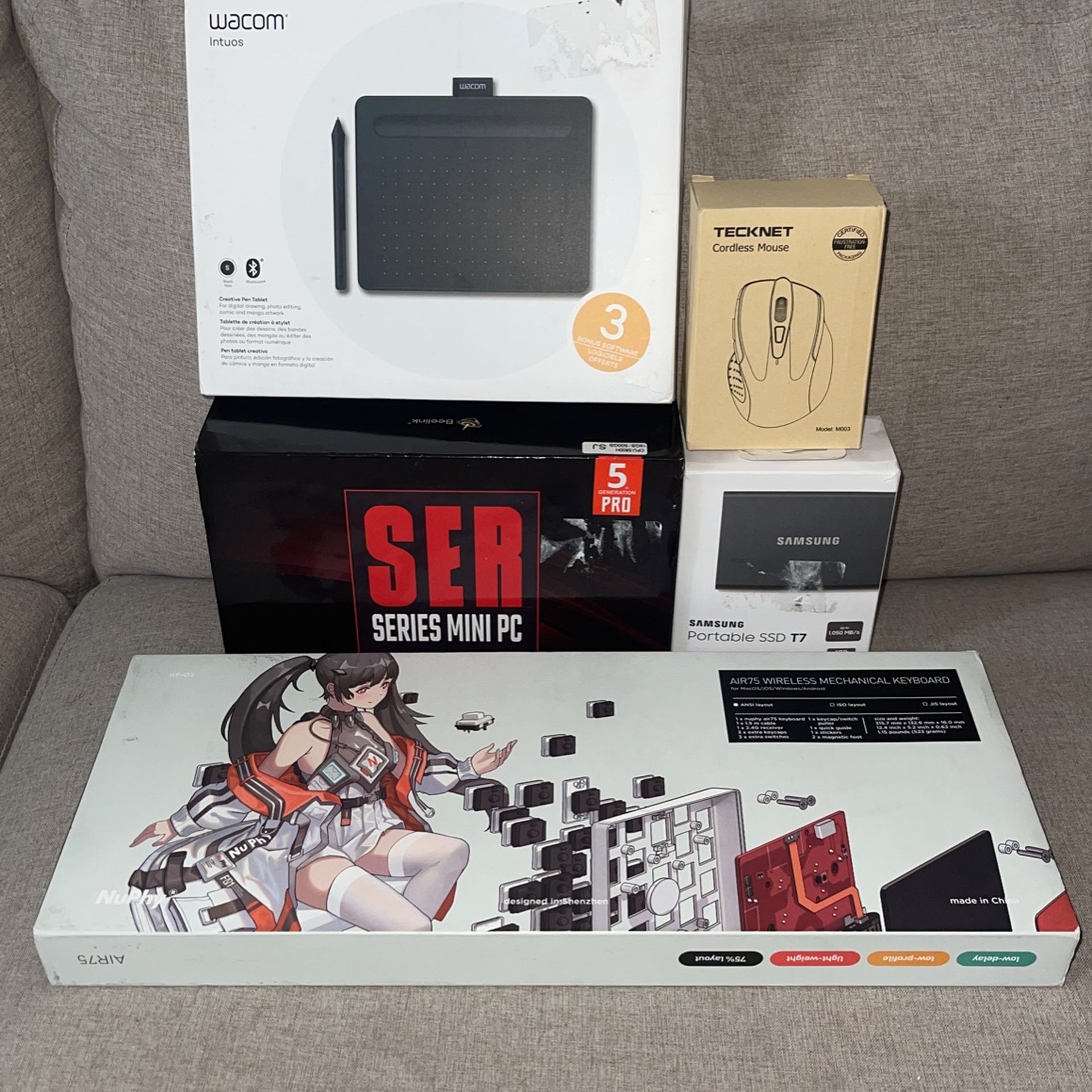 CHRISTMAS GIFT BUNDLE! MINI PC, Wireless Keyboard And Mouse, Digital Drawing Pad, + 1TB Of Storage Add on