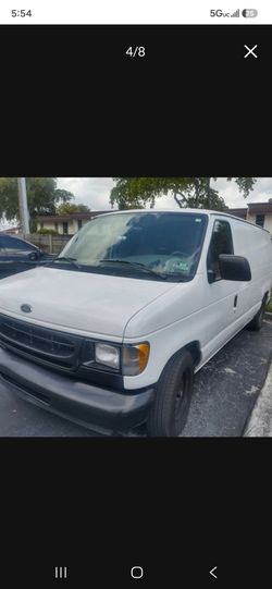 Ford Econoline Cargo Van White
