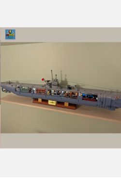 VIIC U-552 Submarine Building Blocks Set 6112PCS WWII U-Boat Large Display Model
