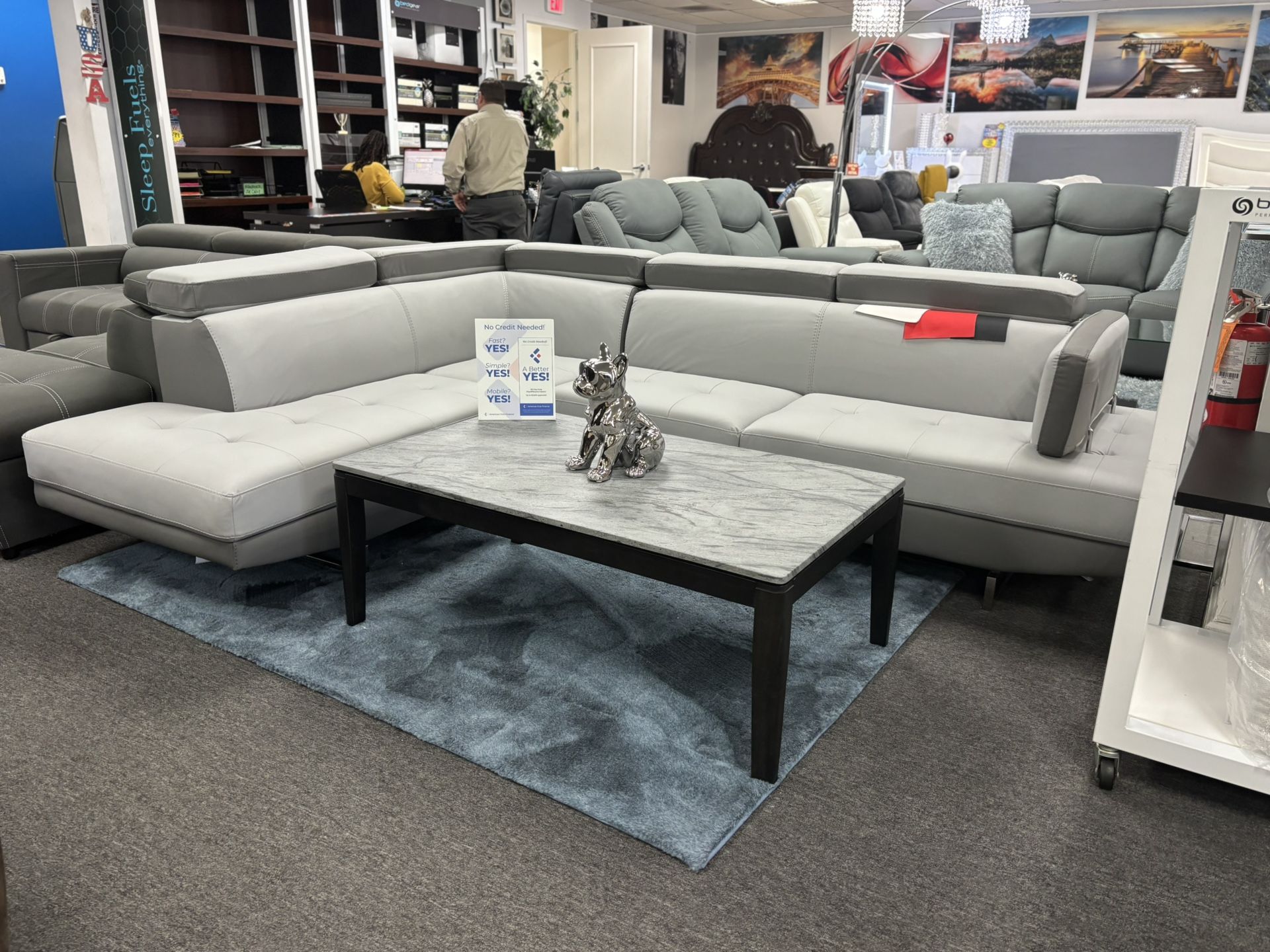 L-shaped Gray Sectional Couch For Sale (available In Multiple Colors) Furniture Blowout!