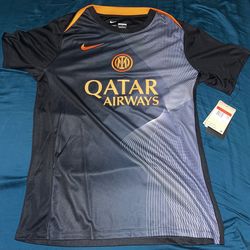 Nike Inter Milan Warm Up Jersey Soccer Size L Large New With Tags