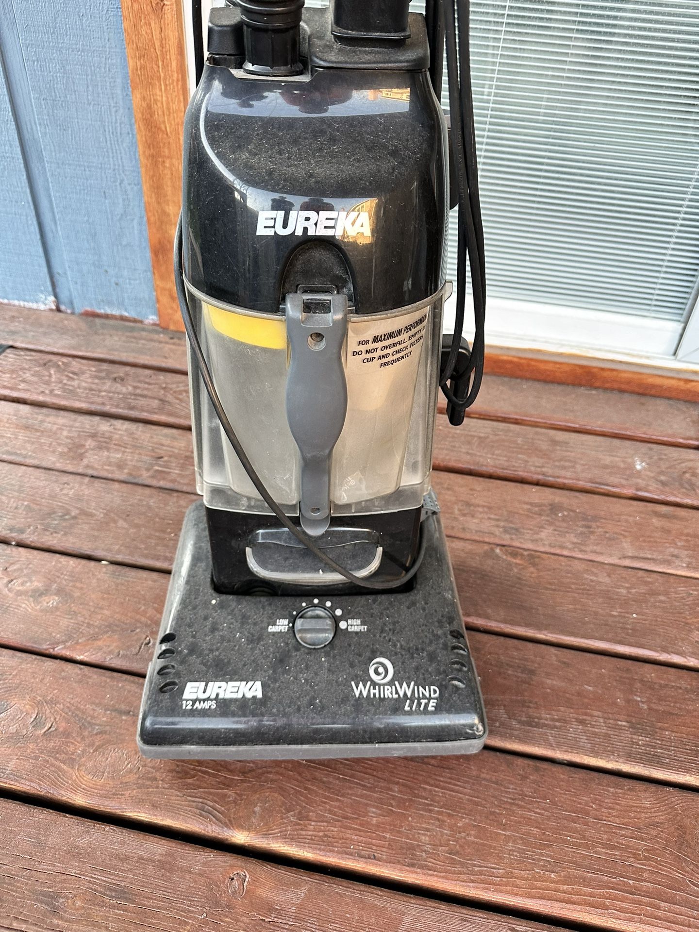 Eureka Whirlwind Lite Vacuum. $25