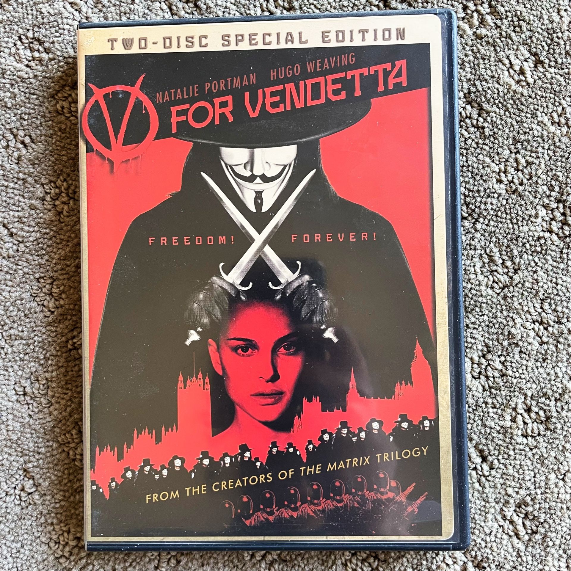 DVD V For Vendetta Two Disc Special Edition