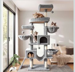 XL Gray Cat Tree - AKKT008