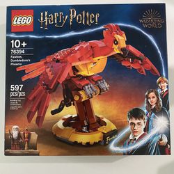 LEGO Harry Potter Fawkes, Dumbledore's Phoenix 76394. Brand New!