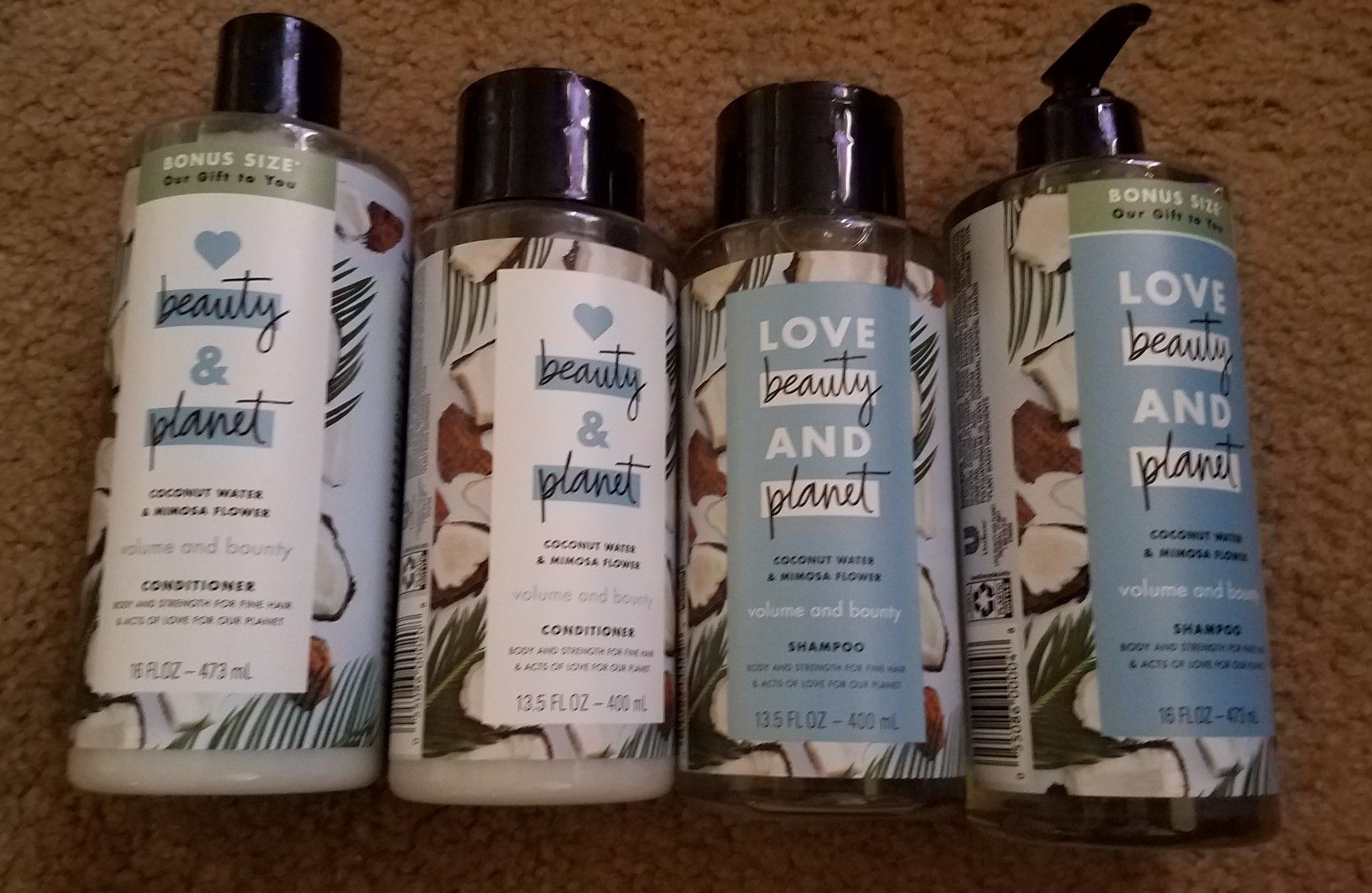 Shampoo &conditioner set
