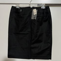 Loft Black Skirt! New! Size 4