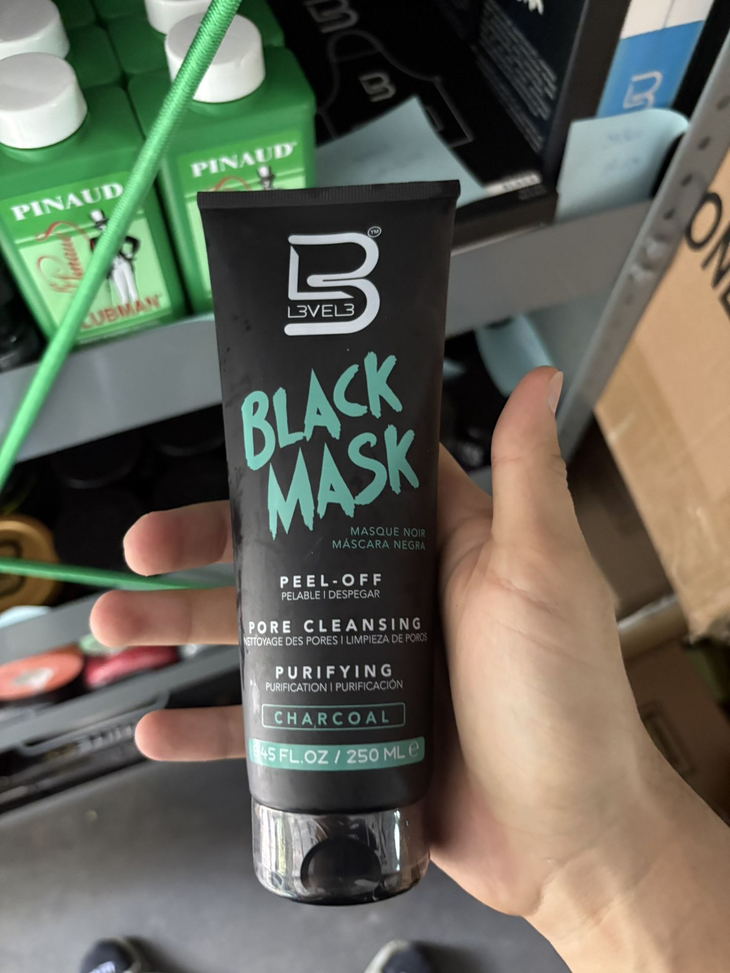 Hair Serum And Black Mask Level Three