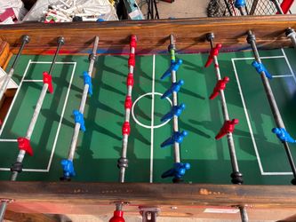 Foos ball table