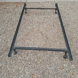 Extra Long Twin Size Metal Bed Frame Rails