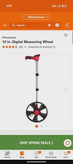 Milwaukee 12 in. Digital Measuring Wheel – New