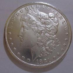 1881-CC Morgan Silver Dollar