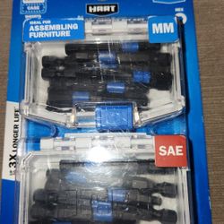 HART Hex Drive Impact Bit Set (24-Piece), Metric and Standard Drive Bits