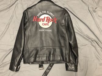 Hard Rock Cafe Medium Leather Jacket