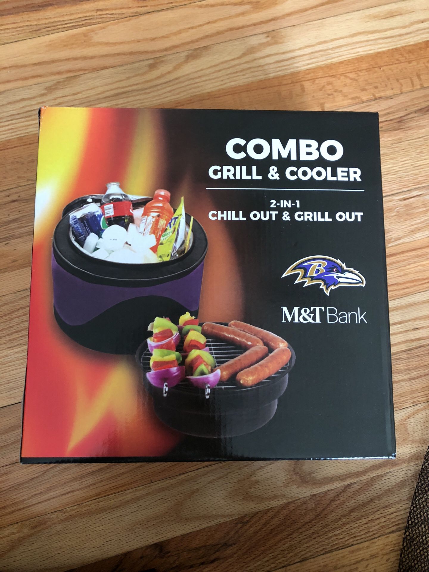 Baltimore Ravens Grill and Cooler combo