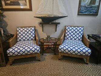 McGuire vintage chair set