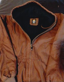 Heavy hooded jacket