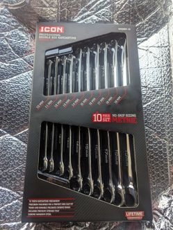 Icon Double box ratcheting wrench set (Metric)