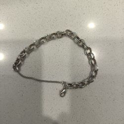 Brand New James Avery Silver Link Charm Bracelet