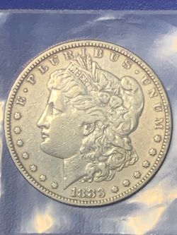 1883 ERROR on S Morgan Silver Dollar Coin