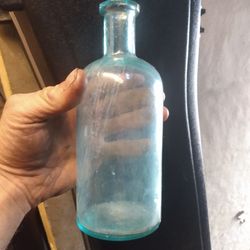  antique glass bottle 