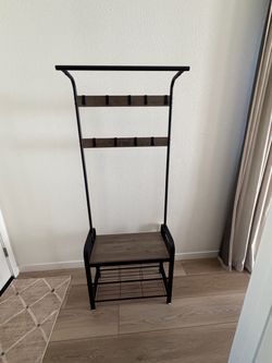 Entryway Bench, 13.3 x 28.3 x 72.1 Inches,