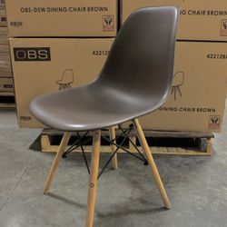 Brand New Dining Chair Leisure Chair On Wood Legs