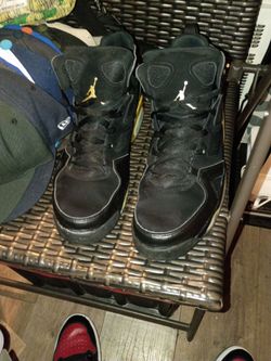 Nike Air Jordan Flight Club 91" Black & Gold