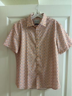 Men’s short sleeve button down shirt Henri James