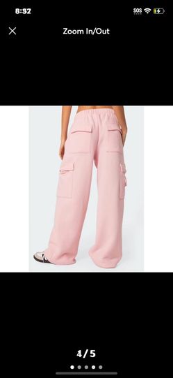 Edikted Pink Cargo Pants