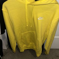 Yellow nike hoodie