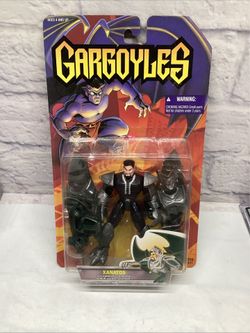 VTG 1995 Kenner Gargoyles Series 1 XANATOS w/ Disguise Armor Action Figure