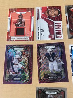 Football card collection Bree’s 1/1 21 cards