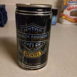 Vintage 1984 Harley Davidson/Pabst Brewing Beer Can