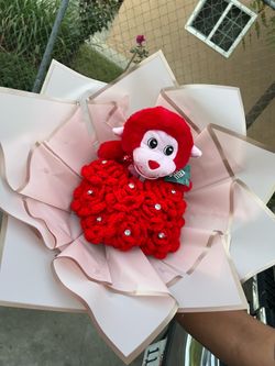 Crochet bouquet hand made