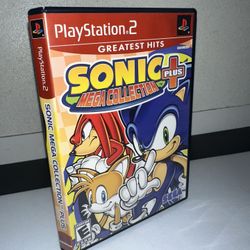 Sonic Mega Collection Plus (Sony PlayStation 2, 2004) Complete And Tested 