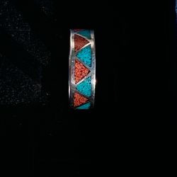 Vintage Sterling Silver South Western Ring