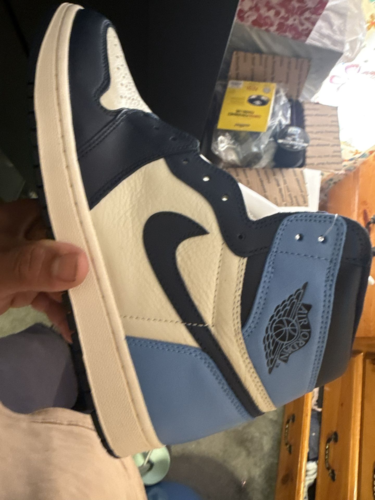 Jordan 1 Retro High Obsidian Size 11