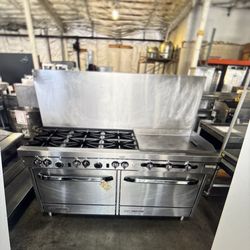 Commercial stove combo