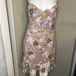 For Love & Lemons Lace Floral Dress