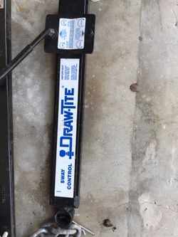 Draw Tite sway control and distribution bars