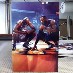 Kobe Bryant Michael Jordan Lebron James Poster Board Supreme Ikonick Off White Basketball