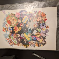 Dragon Ball Z & Super Mario Bros Posters